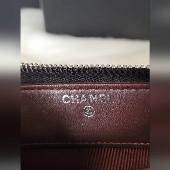 ❌️SOLD❌️Chanel zip wallet lambskin - Picture 6 of 7